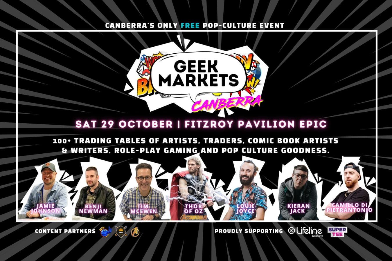 EPIC Geek Markets 29 Oct 2022 Geek Markets at EPIC Canberra, 29th October 2022