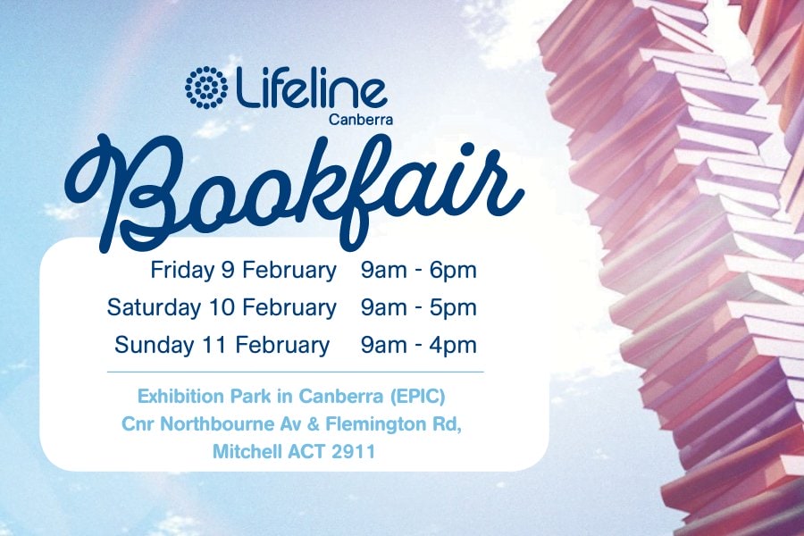 Lifeline Canberra EPIC Bookfair February 2024 EPIC Lifeline Canberra EPIC Bookfair February 2024 EPIC